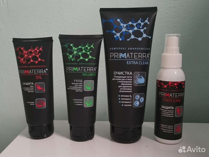 Крема. Продукция компании primaterra