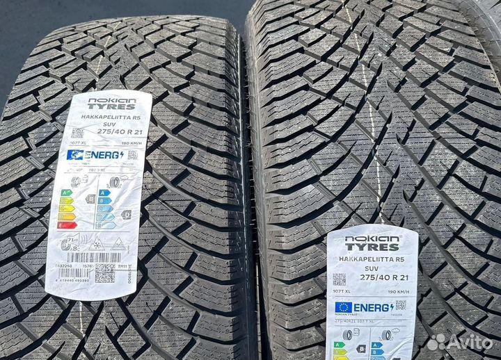 Nokian Tyres Hakkapeliitta 5 SUV 275/40 R21 и 315/35 R21 111T
