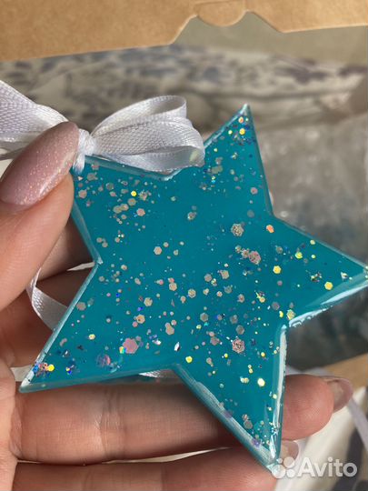 Набор из 4 елочных игрушек