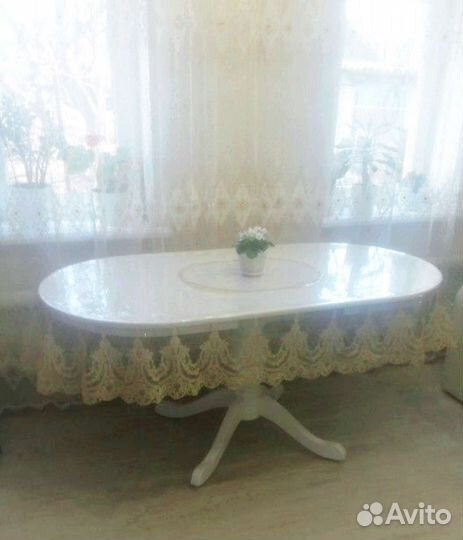 Силиконовая скатерть с кружевом