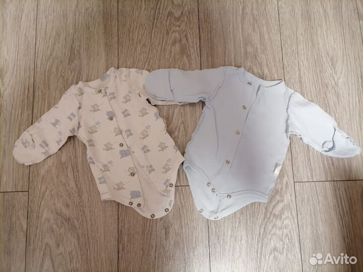 Одежда для малыша пакетом до 3 месяцев