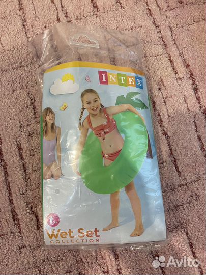 Надувной круг для плавания 91 см