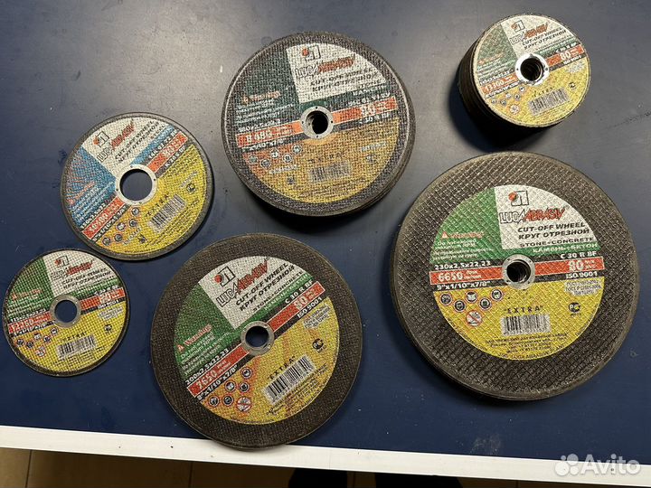 Круг (диск) отрезной по камню для болгарки 10 шт