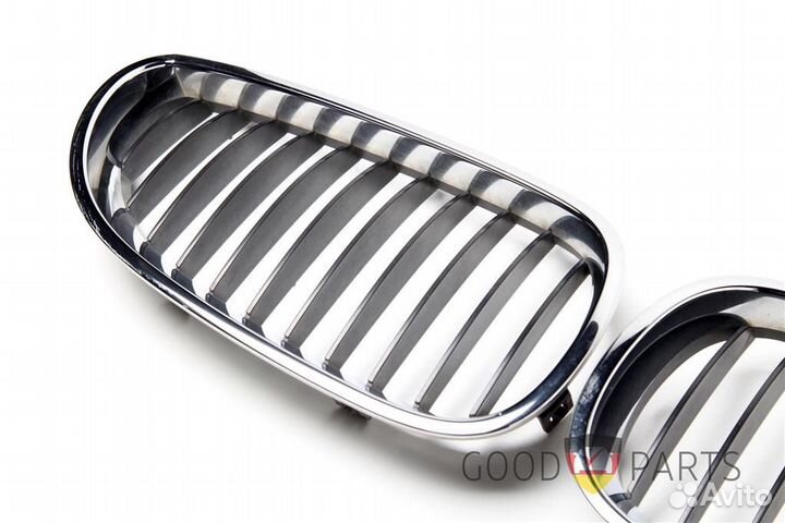 Решетка радиатора хром BMW 5-серия E60/E61 2003-2