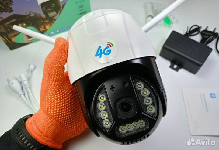 Камера видеонаблюдения уличная 4g