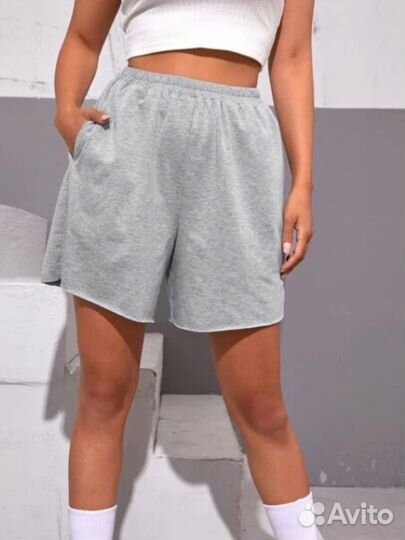 Шорты серые