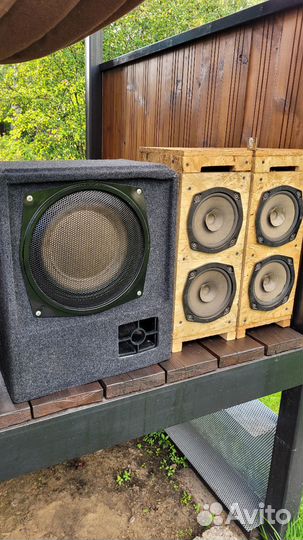 Колонки акустические, сабвуфер