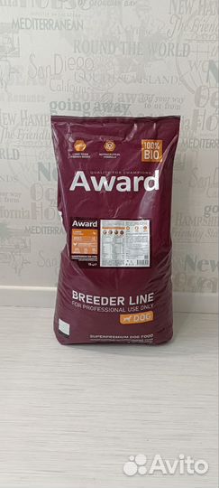Корм для собак Аward