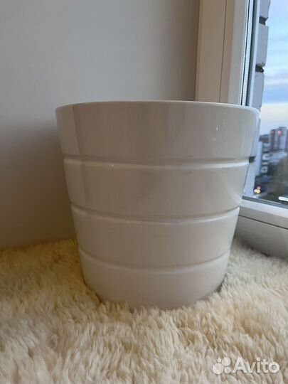 Кашпо большое IKEA икеа кардемумма 23 см