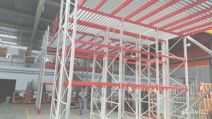 Стеллажи металлические Б/У для склада