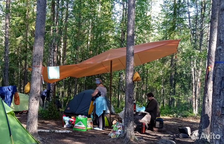 Суперлегкий тент из силиконовой ткани 3,2 х 4 м