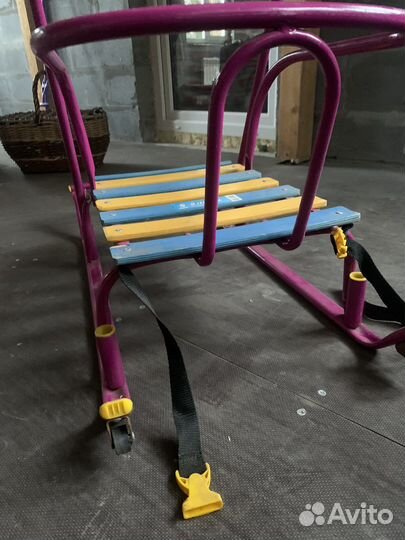 Детские санки на колесах