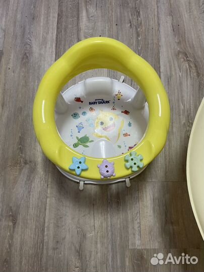 Ванночка с термометром +горкой + стульчик