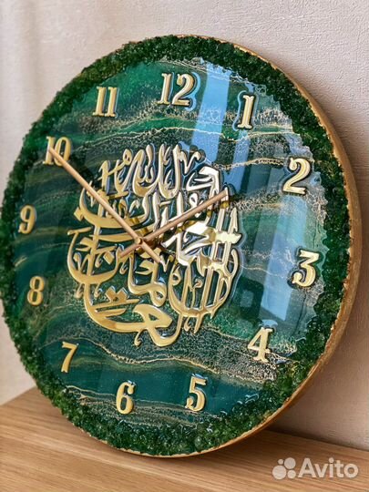 Часы из эпоксидной смолы