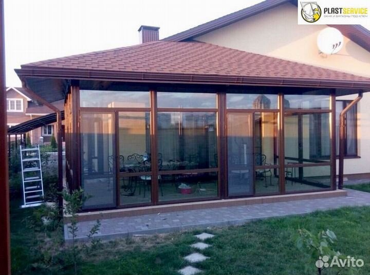 Алюминиевые окна холодный профиль, остекление