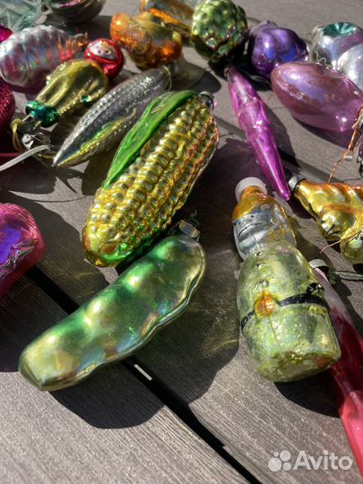 Елочные игрушки СССР 50-ых годов