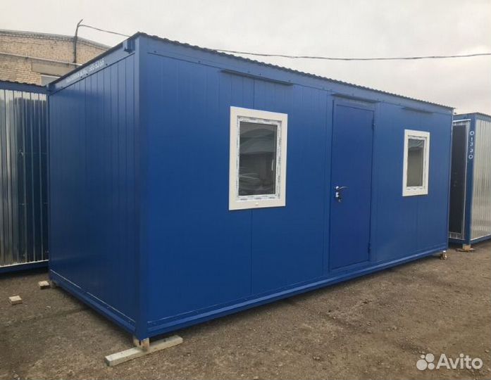 Бытовка из профнастила 7*2,4*2,4, (двп)