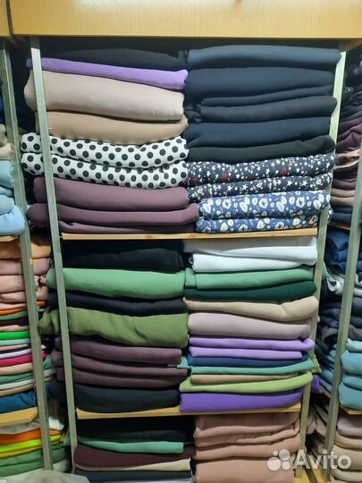 Футер начес и петля 3х и 2х нитка на вес