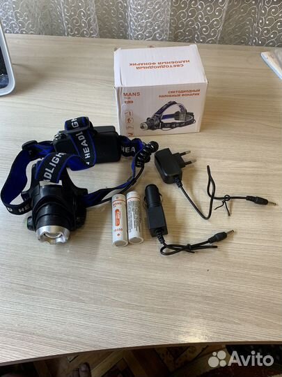 Налобный фонарь светодиодный