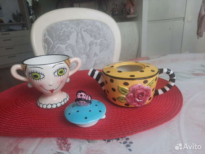 Заварочный чайник с кружкой