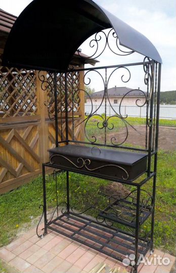 Мангал с печкой