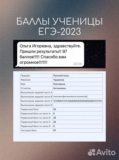 Репетитор по русскому языку и литературе