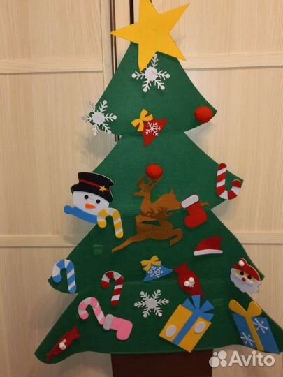 Елка из фетра для детей