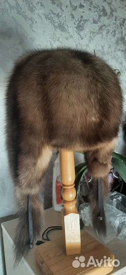 Шапка женская новая соболиная 59р