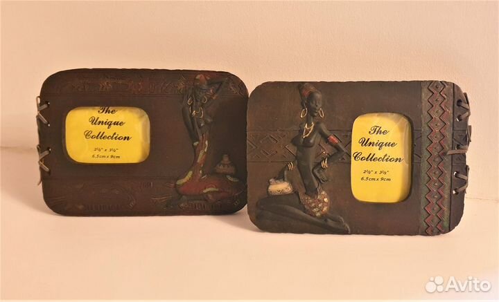 Набор из 2 фоторамок (фото 6,5 см * 9 см)