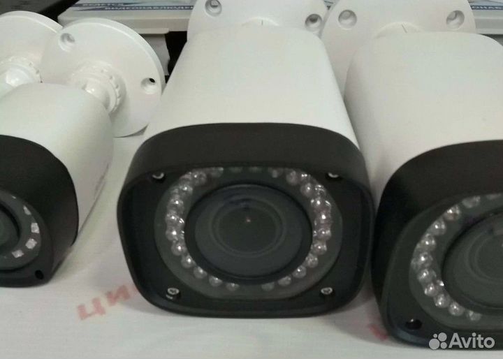 18 Камер pое видеонаблюдения с микрофоном