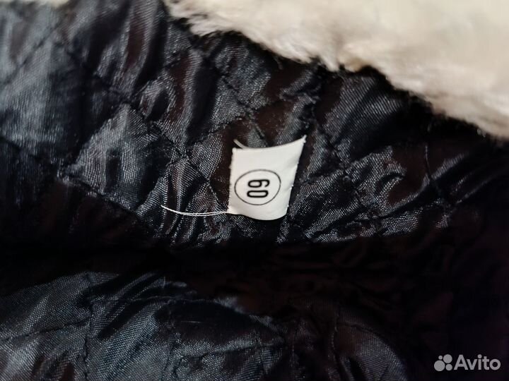 Шапка ушанка белая