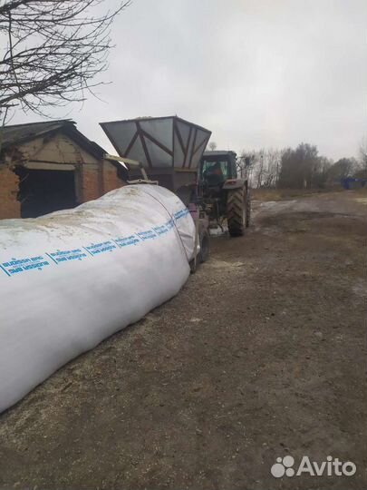 Плющение влажного зерна, упаковка Жома,Жом