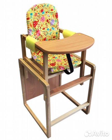Стульчик для кормления деревянный