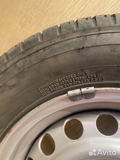 175/70 R13 Кама-205 с диском Mefro