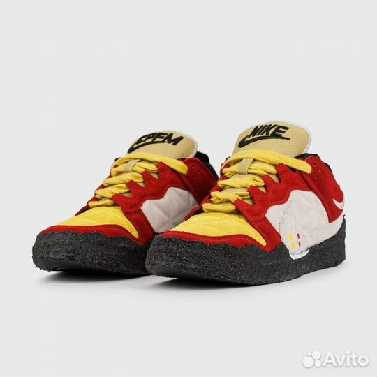 Кроссовки Nike x cpfm Dunk Mid Red / Yellow