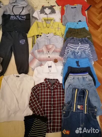 Вещи пакетом на мальчика 92 98