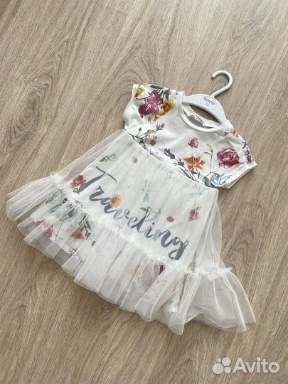 Платье для девочки 86