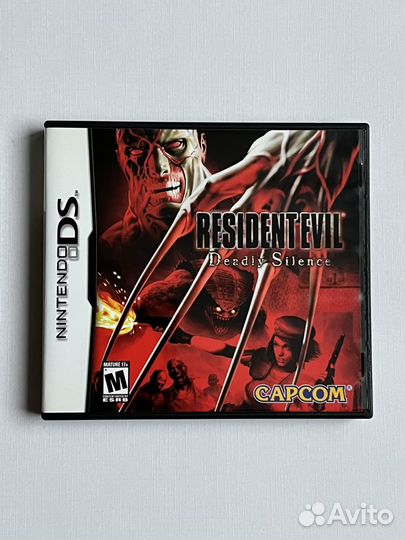 Игра для ds resident evil deadly silence capcom