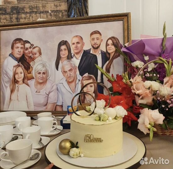 Портрет по фото, портрет на холсте