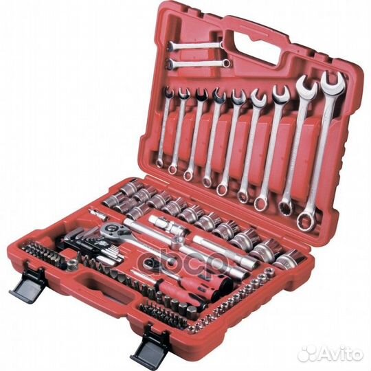 Набор слесарно-монтажный (112 предмета, головки