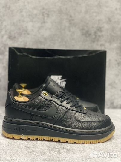 Кроссовки Nike air force 1 мужские черные