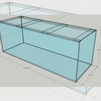 Аквариумы б/у, размеры,объемы,цены в описании