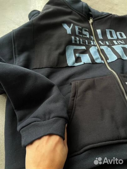 Худи зип Enfants Riches теплая Yes i do