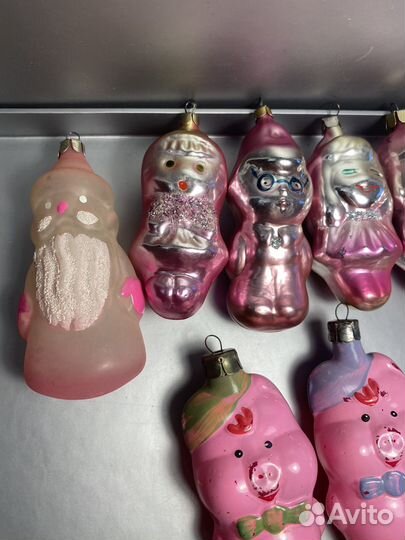 Елочные игрушки СССР одним лотом