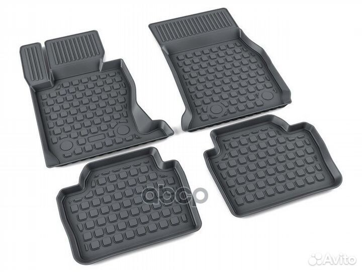 Коврики салона полиуретан черный BMW 3 седан VI