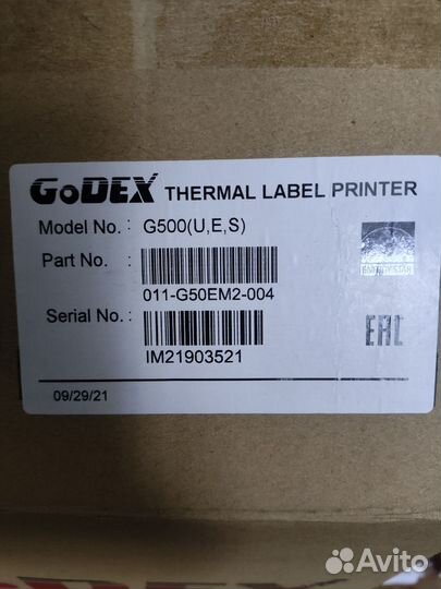 Принтер godex g 500