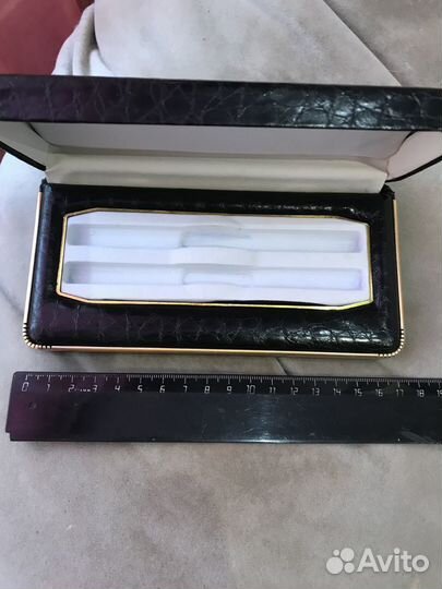 Коробочка от ручек натуральная кожа