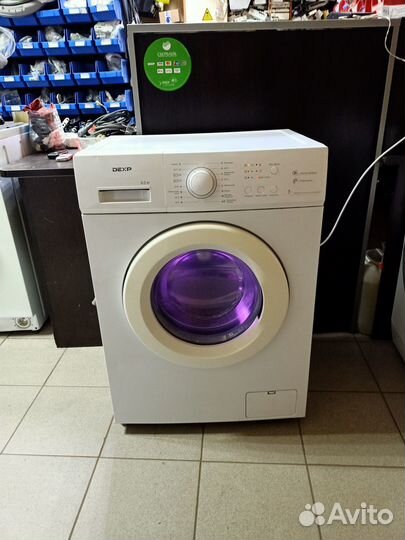 Стиральная машина Dexp загрузка 6 кг