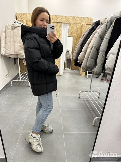 Куртка 40/42 женская с капюшоном