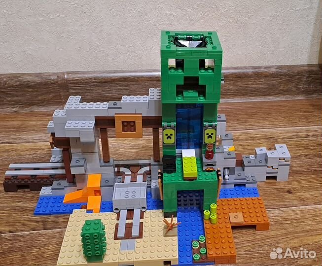 Lego minecraft шахта крипера